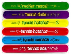 Apollo® Tennis Themed Slapband 6 Pack