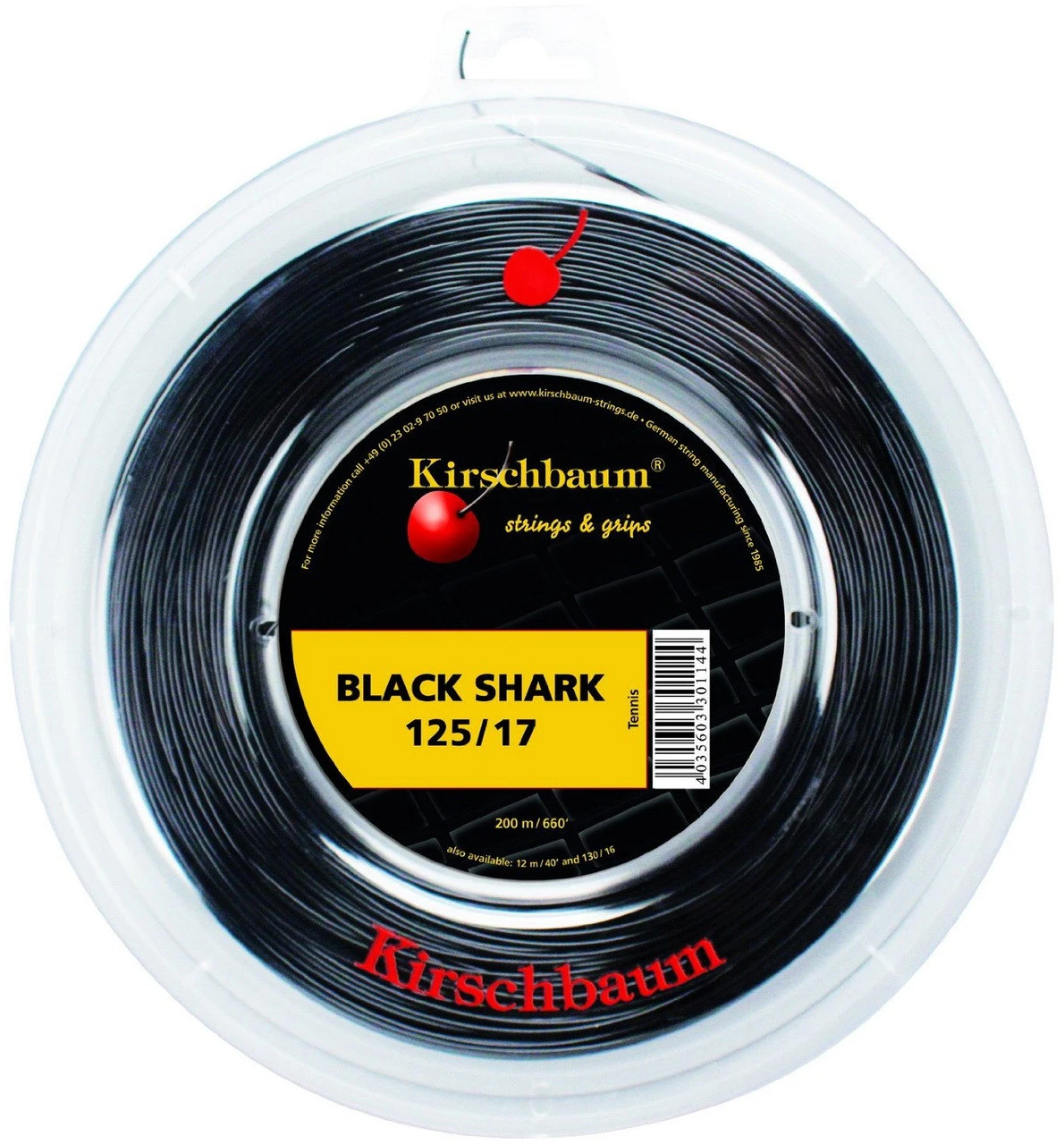 Kirschbaum Black Shark 17 1.25mm 200M Reel 1 Kirschbaum Black Shark 17 1.25mm 200M Reel