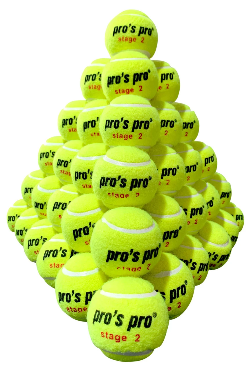 Pro's Pro Stage 2 Orange Junior Tennis Balls 60 Pack 1 Pro's Pro Stage 2 Orange Junior Tennis Balls 60 Pack